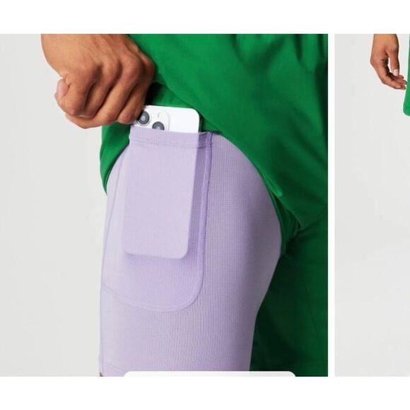 Fabletics The One Short 7in lined in Putting Green Athletic Lightweight Sz Sm - Picture 16 of 16